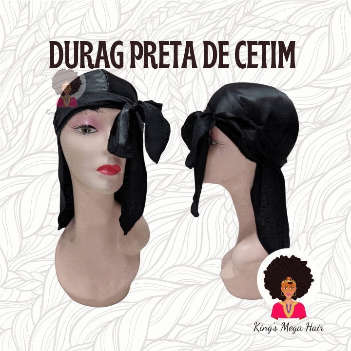 DURAG DELUXE PRETA