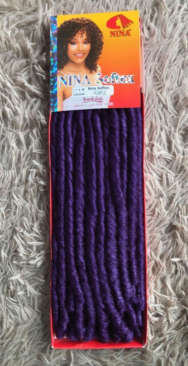 Cabelo Sintético Nina Softex Roxo Purple para Tranças e Penteados