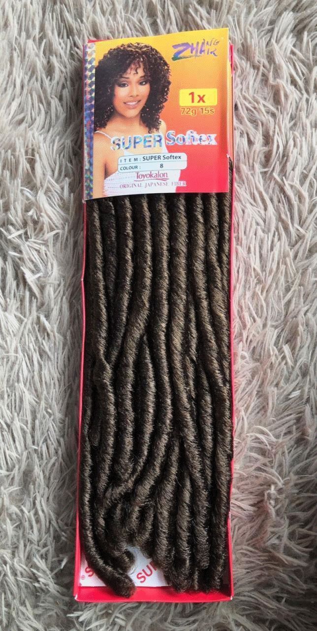 Cabelo Sintético Super Softex Cor 8 para Tranças e Dreads