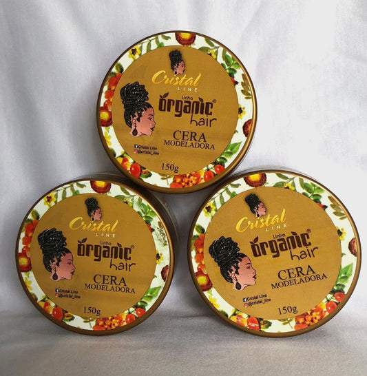 Cera Modeladora Dourada Organic Hair 150g
