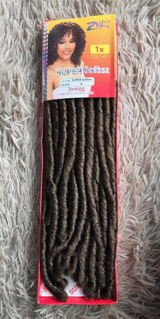 Cabelo Sintético Super Softex Cor 8 para Tranças e Dreads