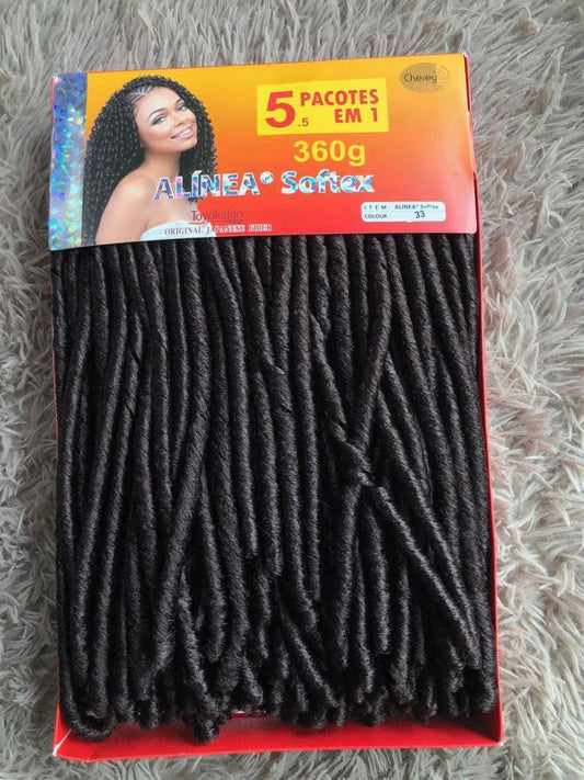 Cabelo Sintético Alinea Softex 5 Pacotes Cor 33 – 360g