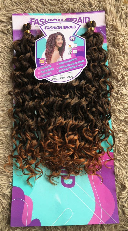 Fashion Braid Natália Cacheado 22" Cor MT1B/30 300g