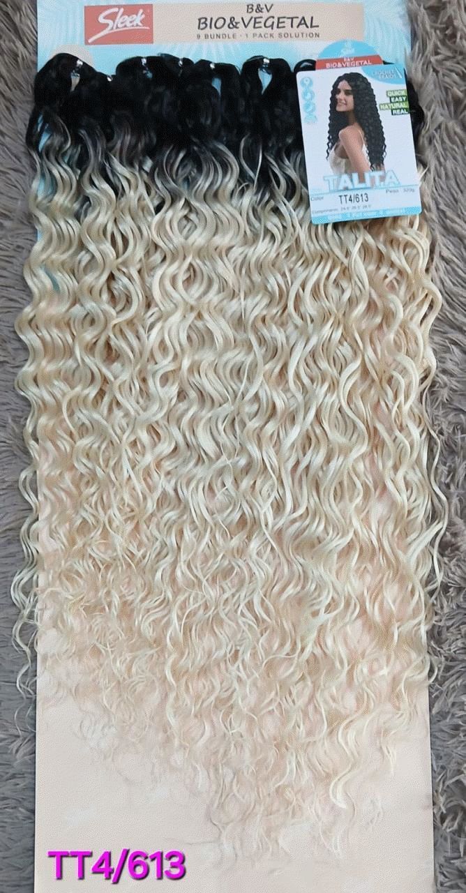 Cabelo Bio Vegetal Talita Cacheado 60cm Cor TT4/613