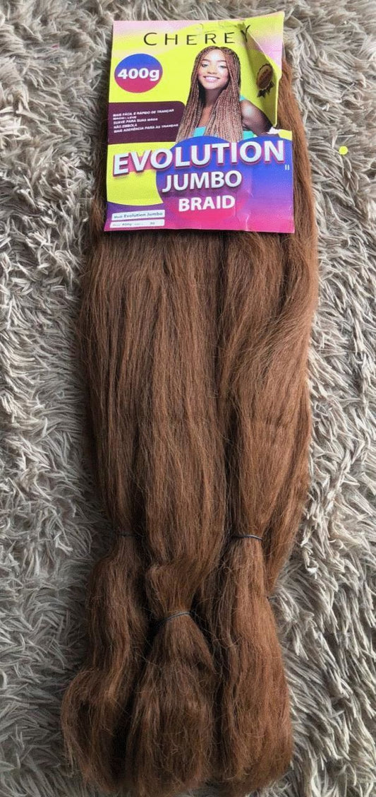 Cabelo Sintético Jumbo Evolution 400g Cor 30 para Tranças e Dreads